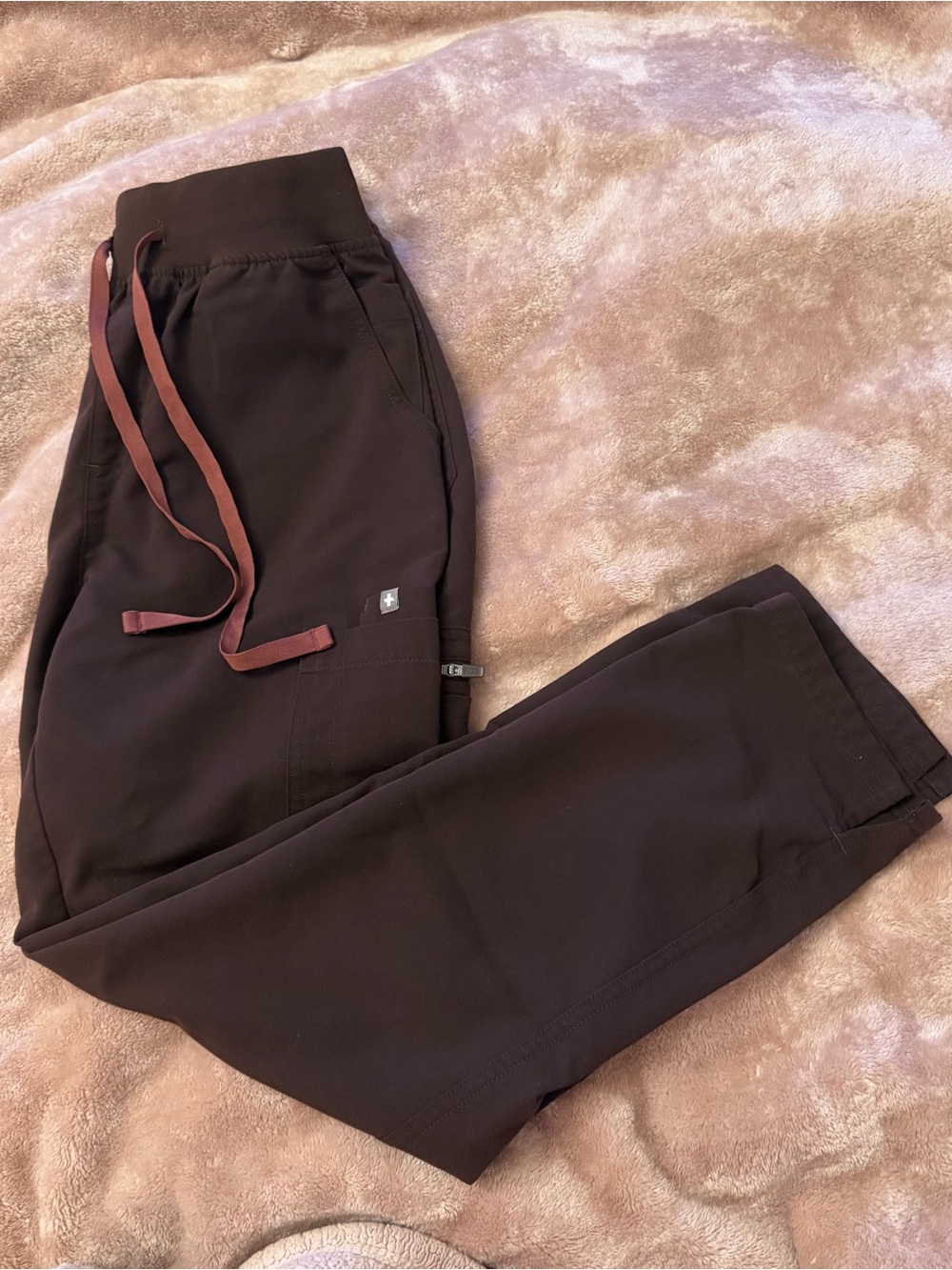 Figs Espresso scrub pants